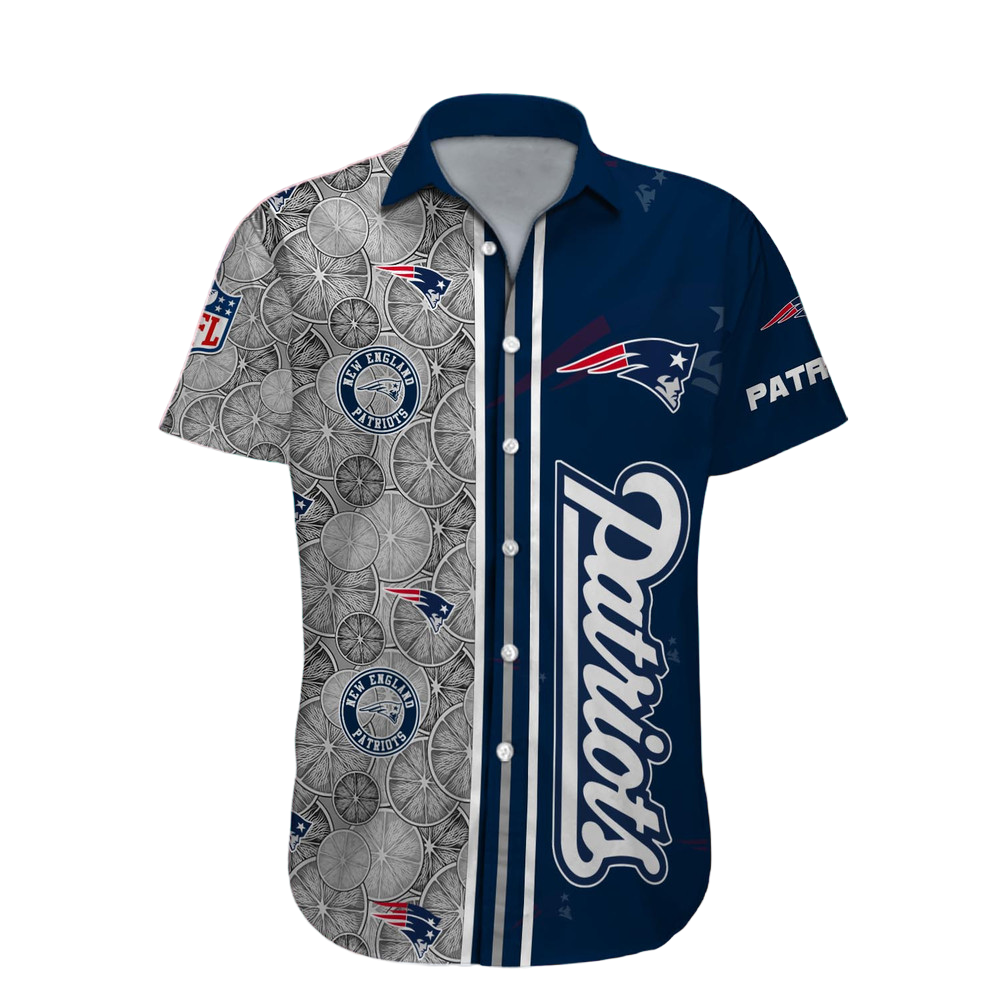 New England Patriots Hawaiian Shirt NFL Football Custom Hawaiian Shirt for Men Women Gift For Fans