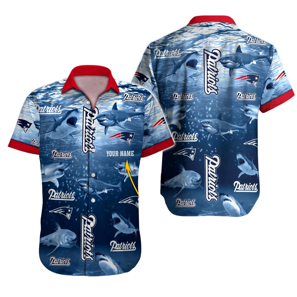 New England Patriots NFL Hawaii Shirt NFL Football Custom Hawaiian Shirt for Men Women Gift For Fans