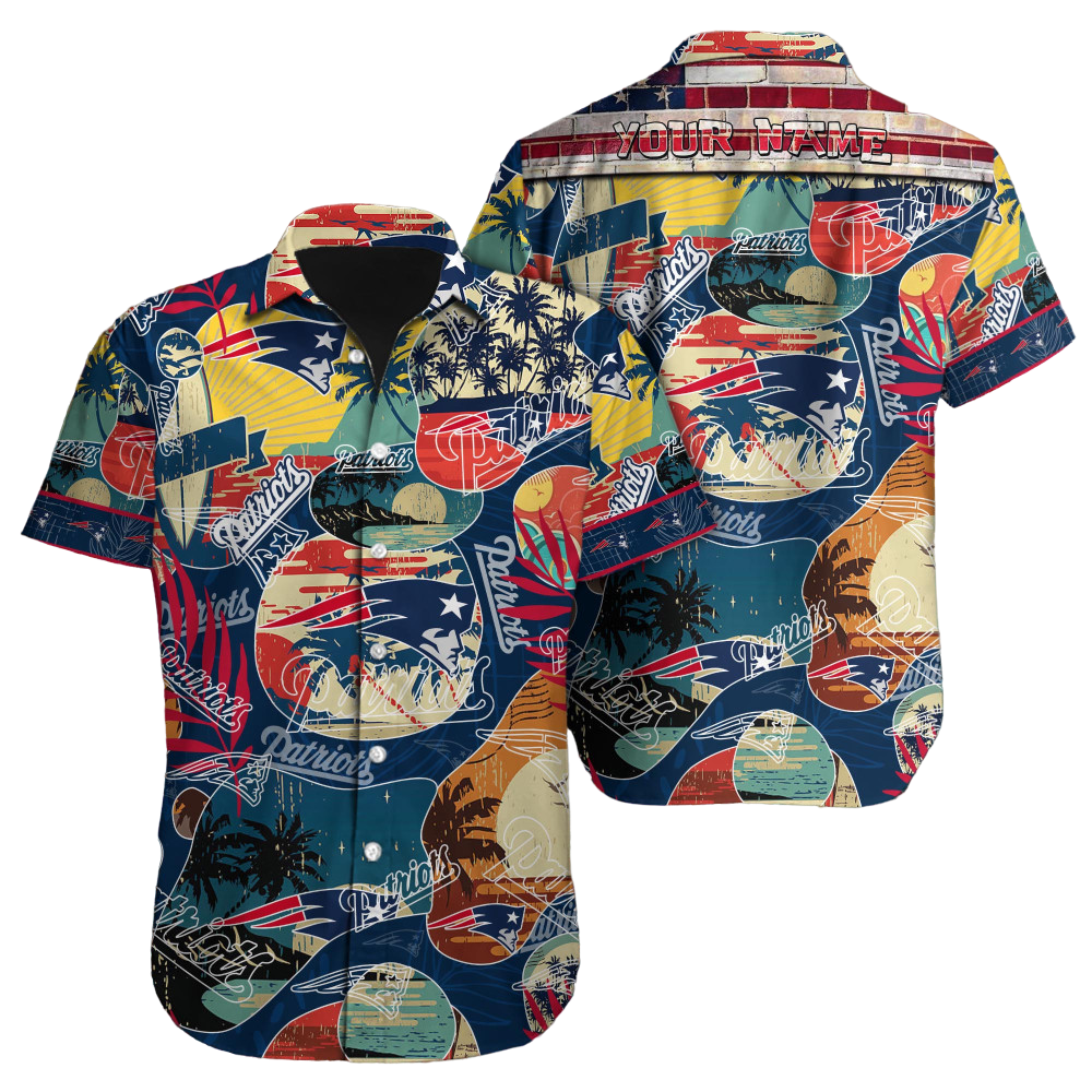 New England Patriots NFL NFL Football Custom Hawaiian Shirt for Men Women Gift For Fans