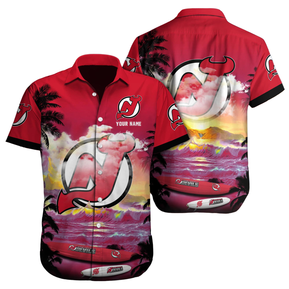 New Jersey Devils NHL Custom Hawaii Shirt for Men Women Gift for Fans