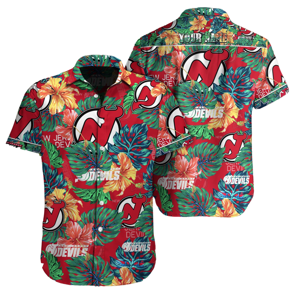 New Jersey Devils NHL Custom Hawaiian shirt for Men Women Gift for Fans