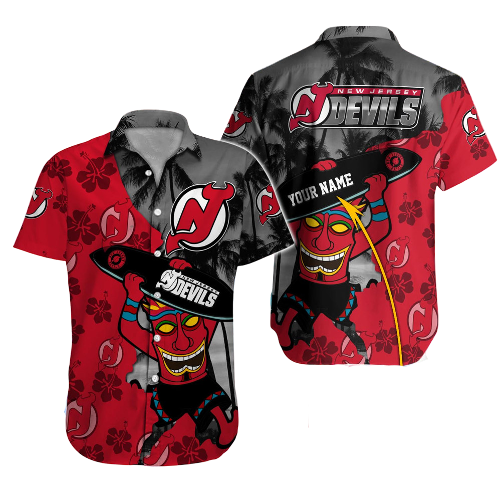 New Jersey Devils NHL Hawaiian Shirt Custom Hawaii Shirt for Men Women Gift for Fans