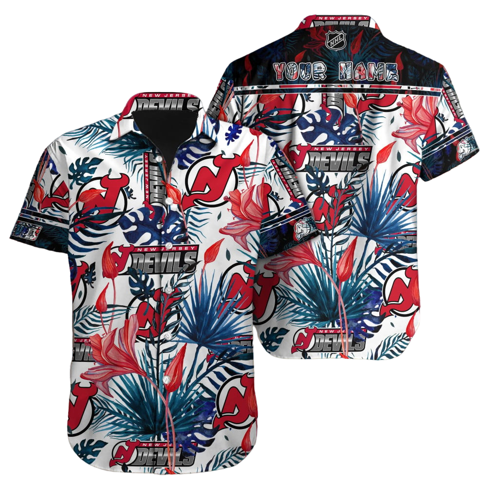 New Jersey Devils NHL Hawaiian Shirt Custom Hawaii Shirt for Men Women Gift for Fans