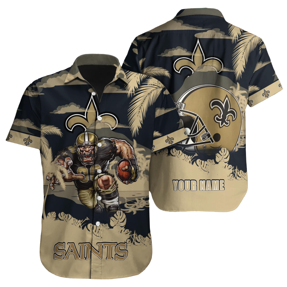 New Orleans Saints Hawaiian Shirt NFL Football Custom Hawaiian Shirt for Men Women Gift For Fans