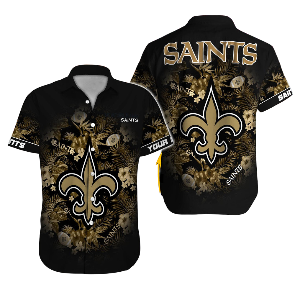 New Orleans Saints Hawaiian Shirt NFL Football Custom Hawaiian Shirt for Men Women Gift For Fans