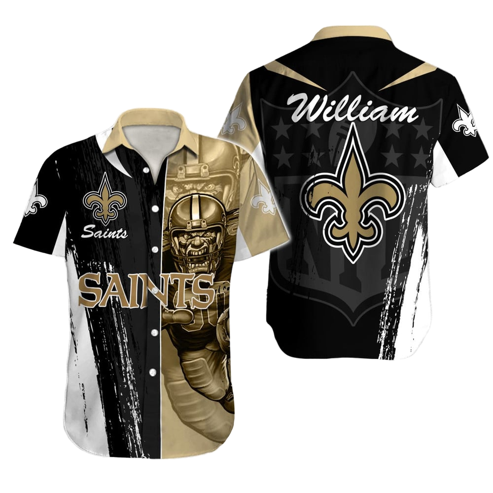 New Orleans Saints Hawaiian Shirt NFL Football Custom Hawaiian Shirt for Men Women Gift For Fans