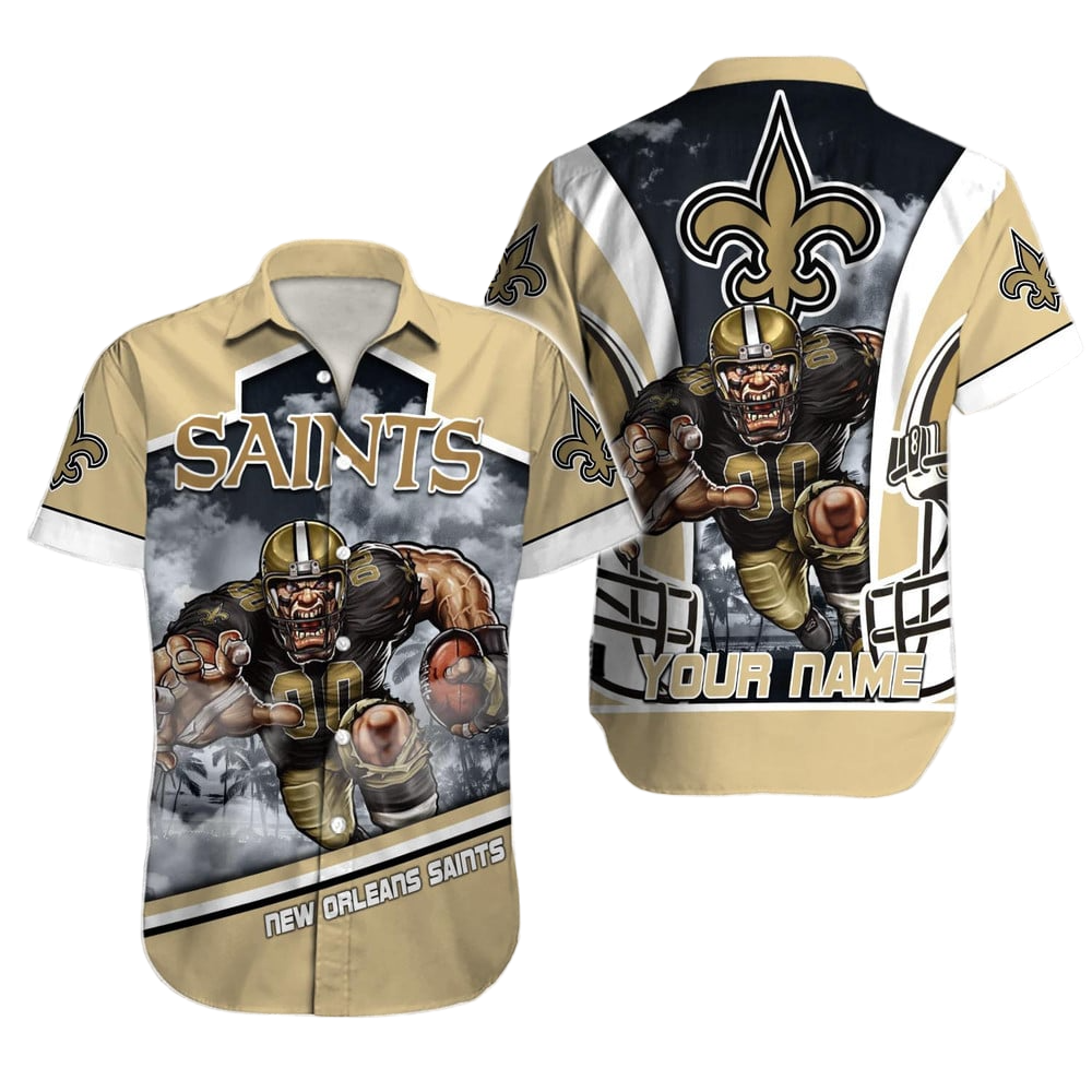 New Orleans Saints Hawaiian Shirt NFL Football Custom Hawaiian Shirt for Men Women Gift For Fans