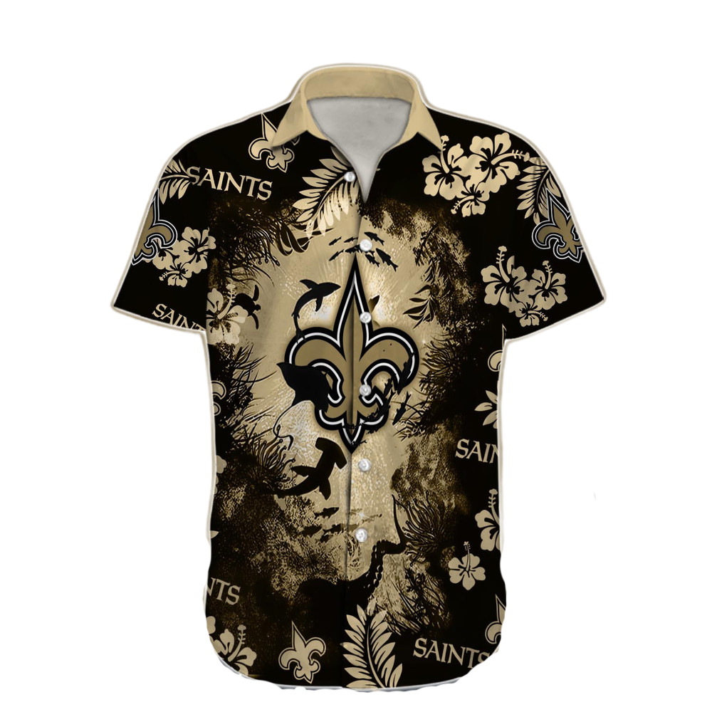 New Orleans Saints Hawaiian Shirt NFL Football Custom Hawaiian Shirt for Men Women Gift For Fans