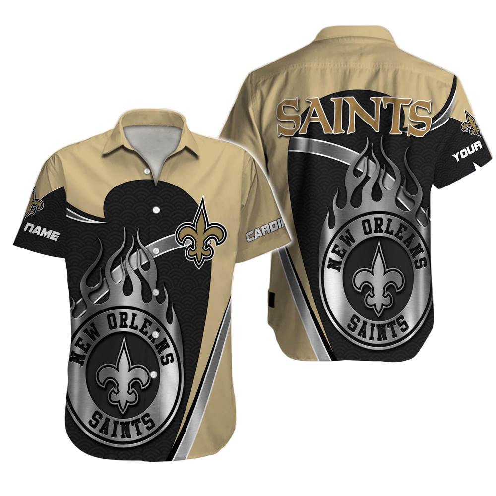 New Orleans Saints Hawaiian Shirt NFL Football Custom Hawaiian Shirt for Men Women Gift For Fans