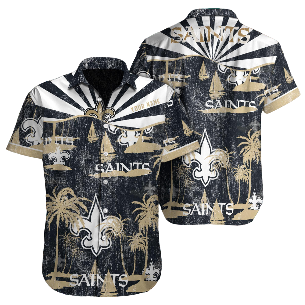 New Orleans Saints Hawaiian Shirt NFL Football Custom Hawaiian Shirt for Men Women Gift For Fans