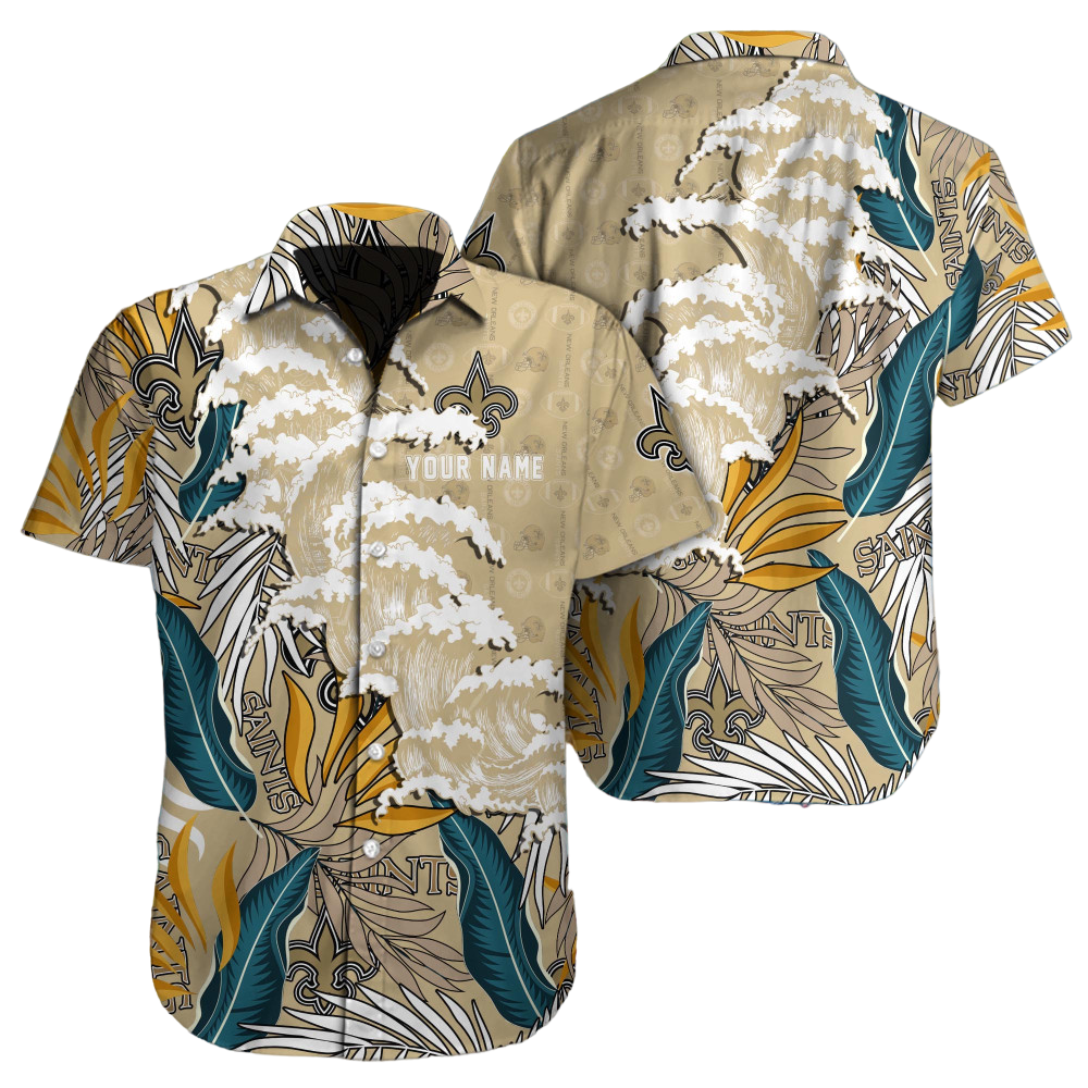 New Orleans Saints Hawaiian Shirt NFL Football Hawaiian Shirt for Men Women Gift For Fans38176