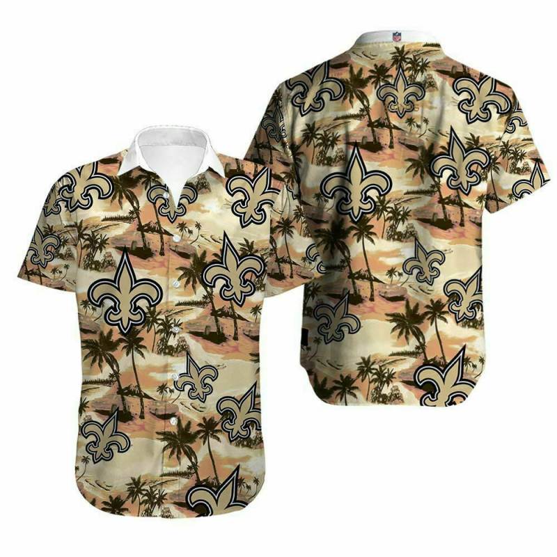 New Orleans Saints Hawaiian Shirt Aloha Shirt for Men Womens