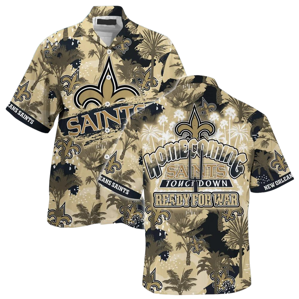 New Orleans Saints NFL Beach Shirt For Sports Fans This Summer Hawaiian Shirt