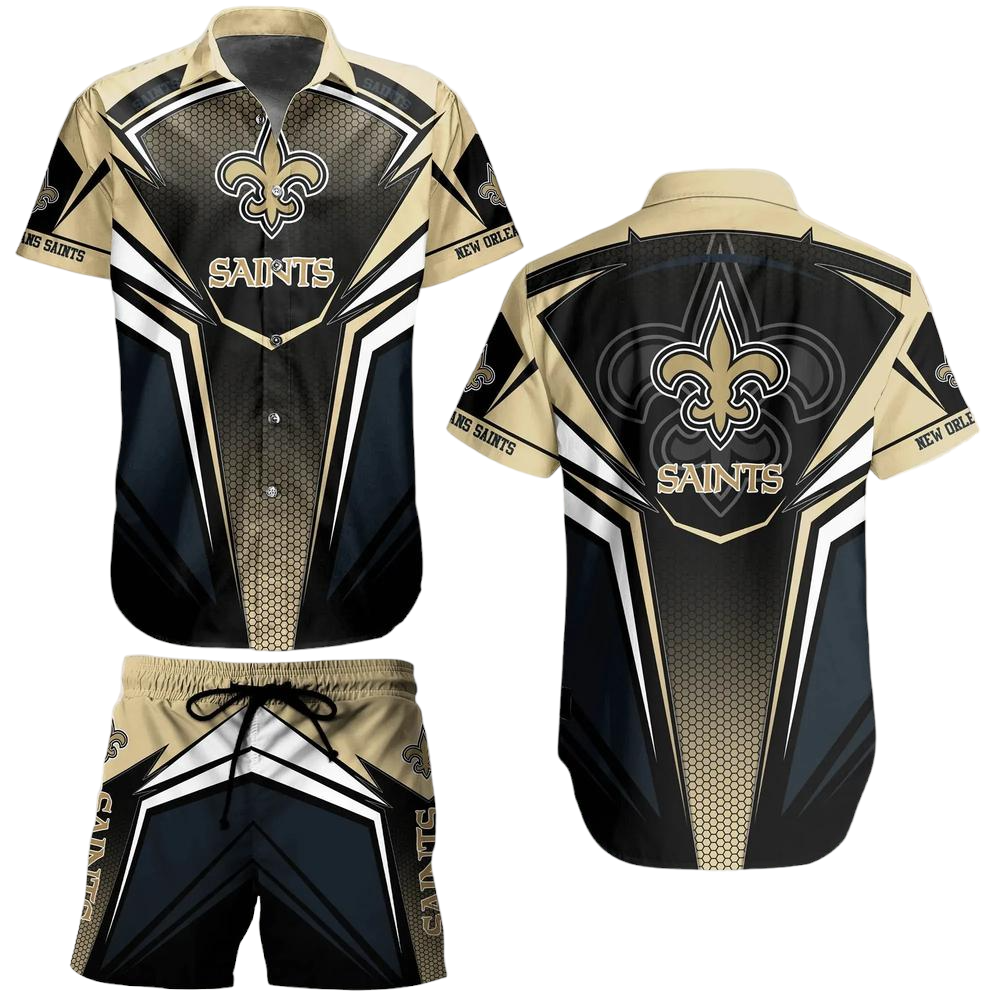 New Orleans Saints NFL Football Hawaii Short Shirt For This Summer Graphic Hawaiian Shirt Gift Big Fans