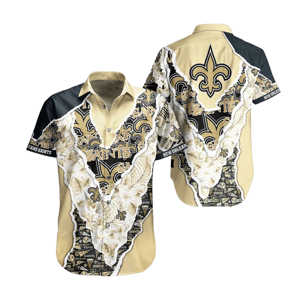 New Orleans Saints NFL Hawaii Shirt Graphic Floral Pattern This Summer Meaningful Gifts For Fans