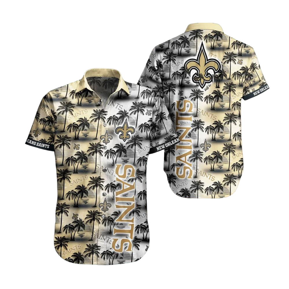 New Orleans Saints NFL Hawaiian Shirt And Shirt Tropical Pattern Summer For Football NFL Fans