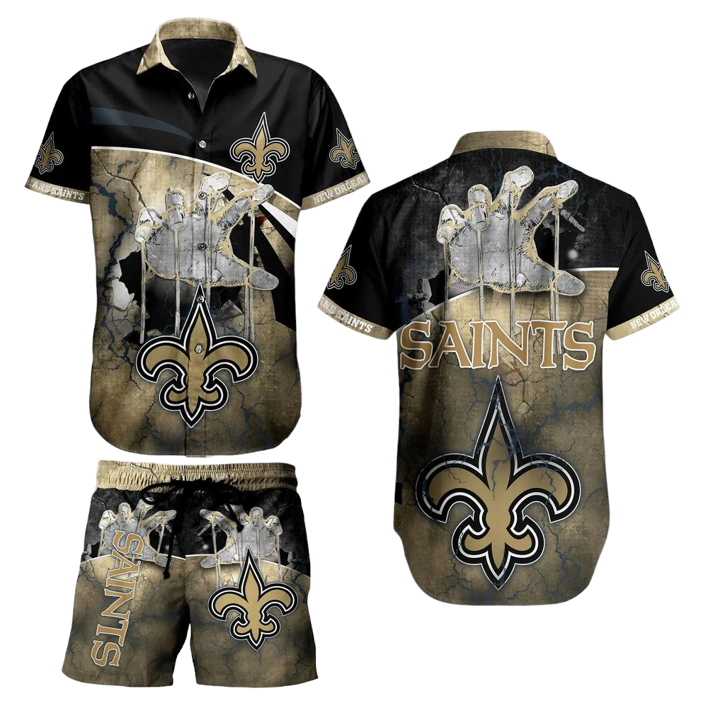 New Orleans Saints NFL Hawaiian Shirt And Short Style Summer Luzgear Store