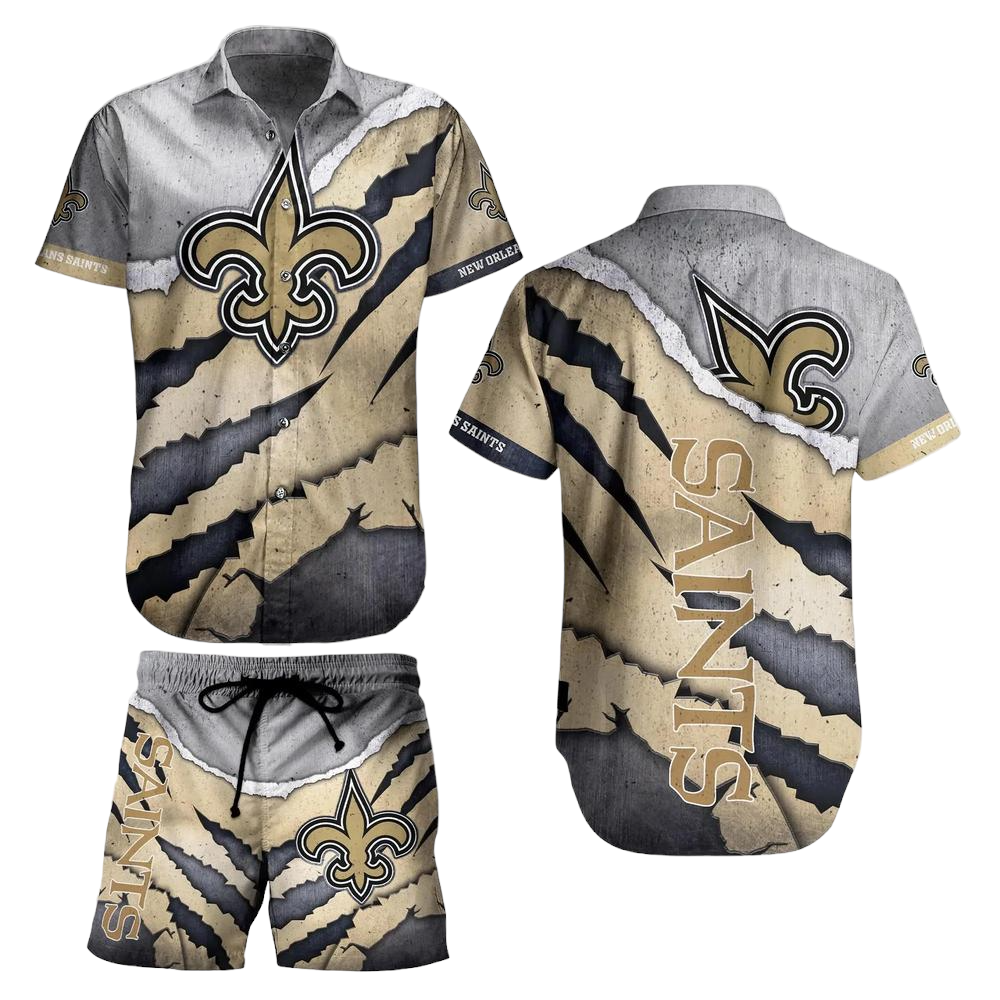 New Orleans Saints NFL Hawaiian Shirt And Short Summer Vintage Beach Shirt For Your Loved Ones