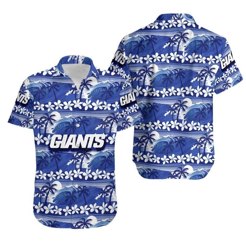 New York Giants Coconut Trees NFL Gift For Fan Hawaii Shirt for Men Women