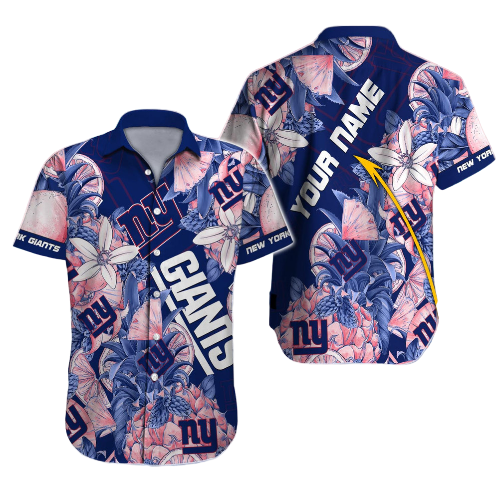 New York Giants Hawaiian Shirt NFL Football Custom Hawaiian Shirt for Men Women Gift For Fans