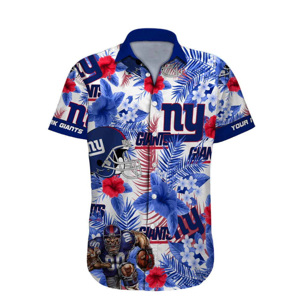 New York Giants Hawaiian Shirt NFL Football Custom Hawaiian Shirt for Men Women Gift For Fans