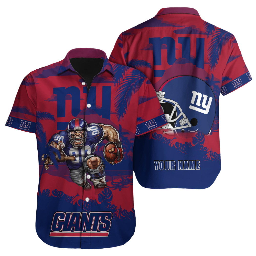 New York Giants Hawaiian Shirt NFL Football Custom Hawaiian Shirt for Men Women Gift For Fans