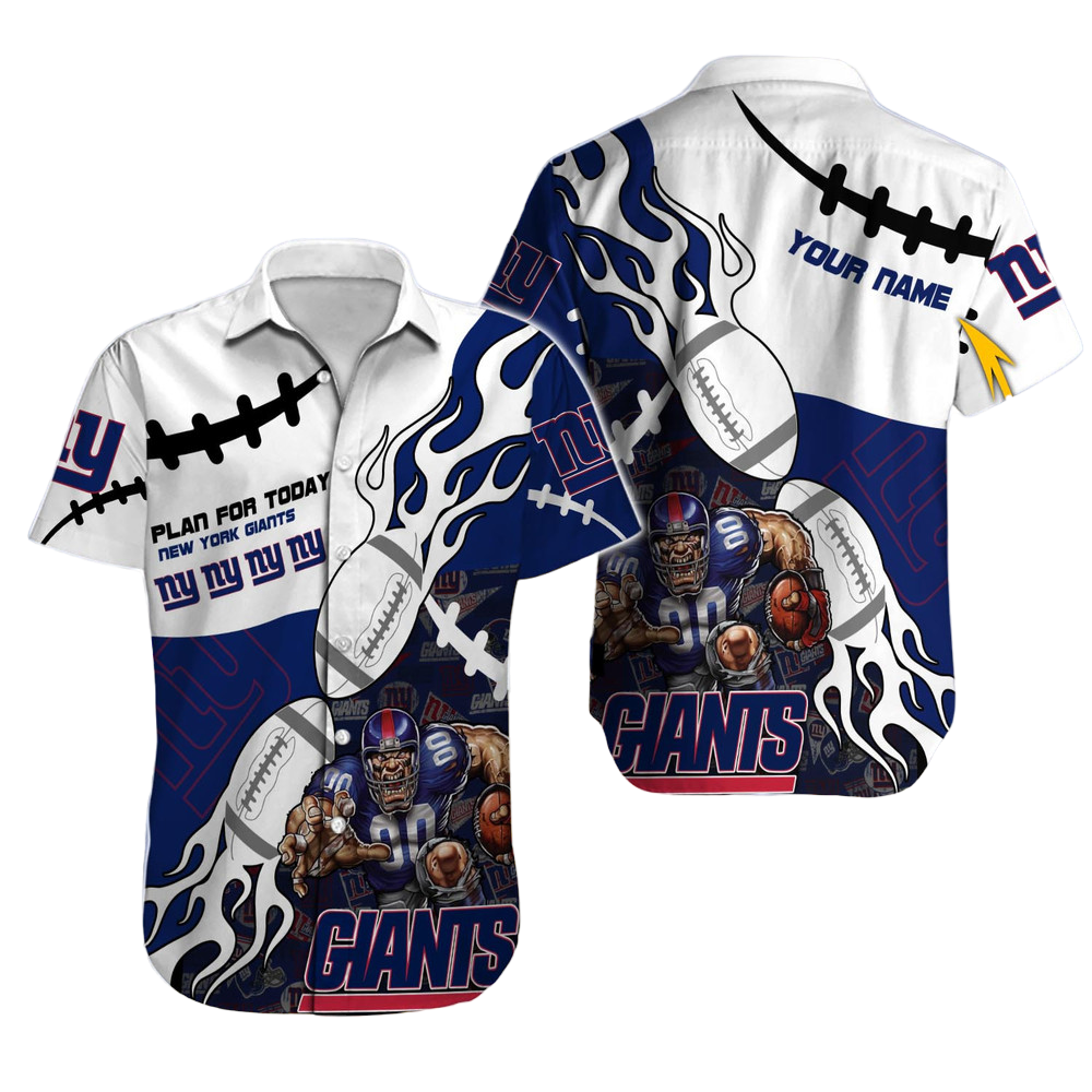 New York Giants Hawaiian Shirt NFL Football Custom Hawaiian Shirt for Men Women Gift For Fans