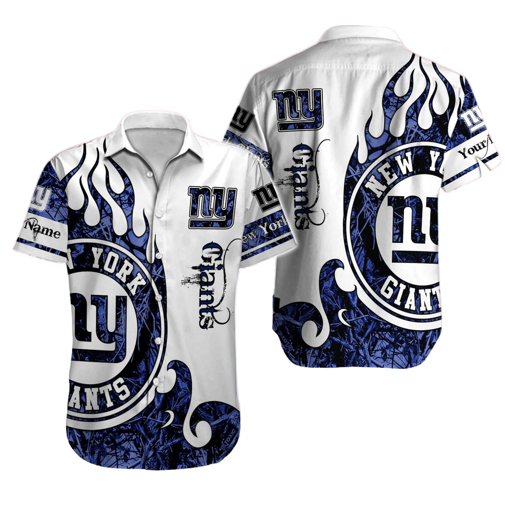 New York Giants Hawaiian Shirt NFL Football Custom Hawaiian Shirt for Men Women Gift For Fans