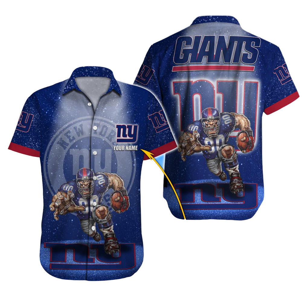 New York Giants Hawaiian Shirt NFL Football Custom Hawaiian Shirt for Men Women Gift For Fans