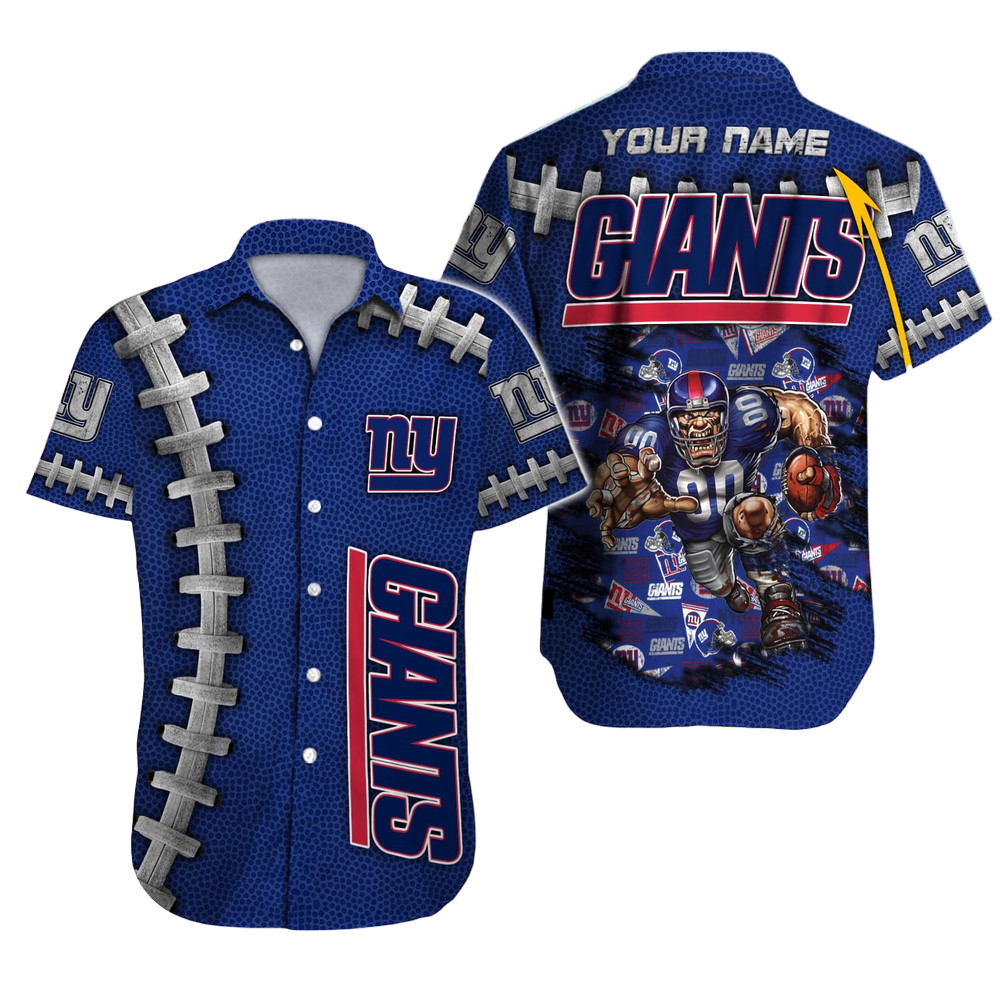 New York Giants Hawaiian Shirt NFL Football Custom Hawaiian Shirt for Men Women Gift For Fans