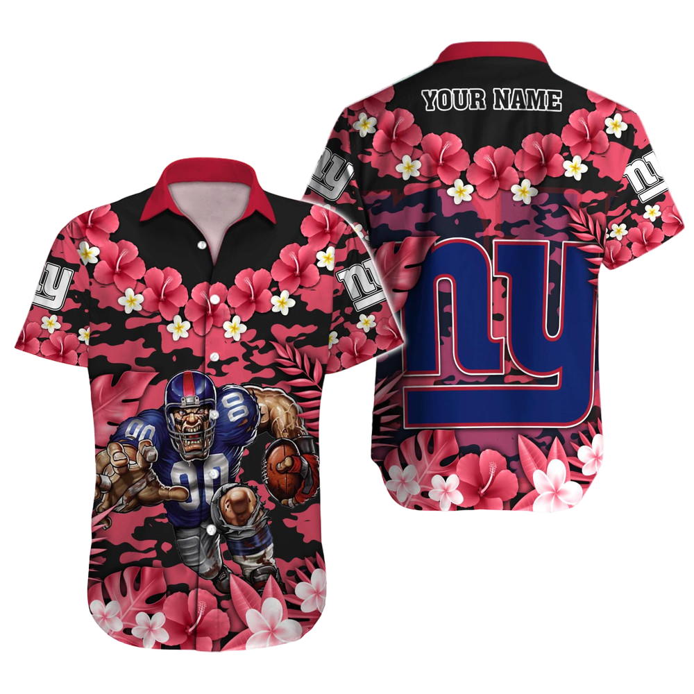 New York Giants Hawaiian Shirt NFL Football Custom Hawaiian Shirt for Men Women Gift For Fans