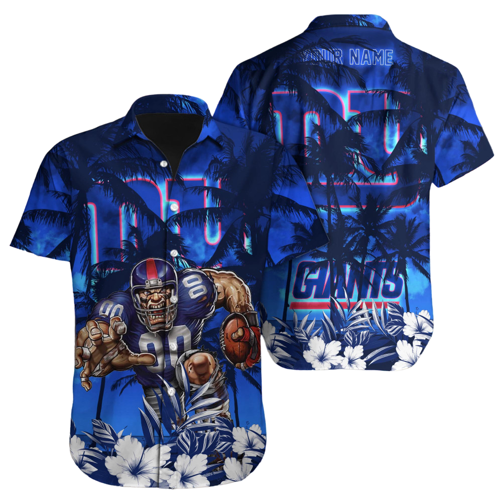 New York Giants Hawaiian Shirt NFL Football Custom Hawaiian Shirt for Men Women Gift For Fans