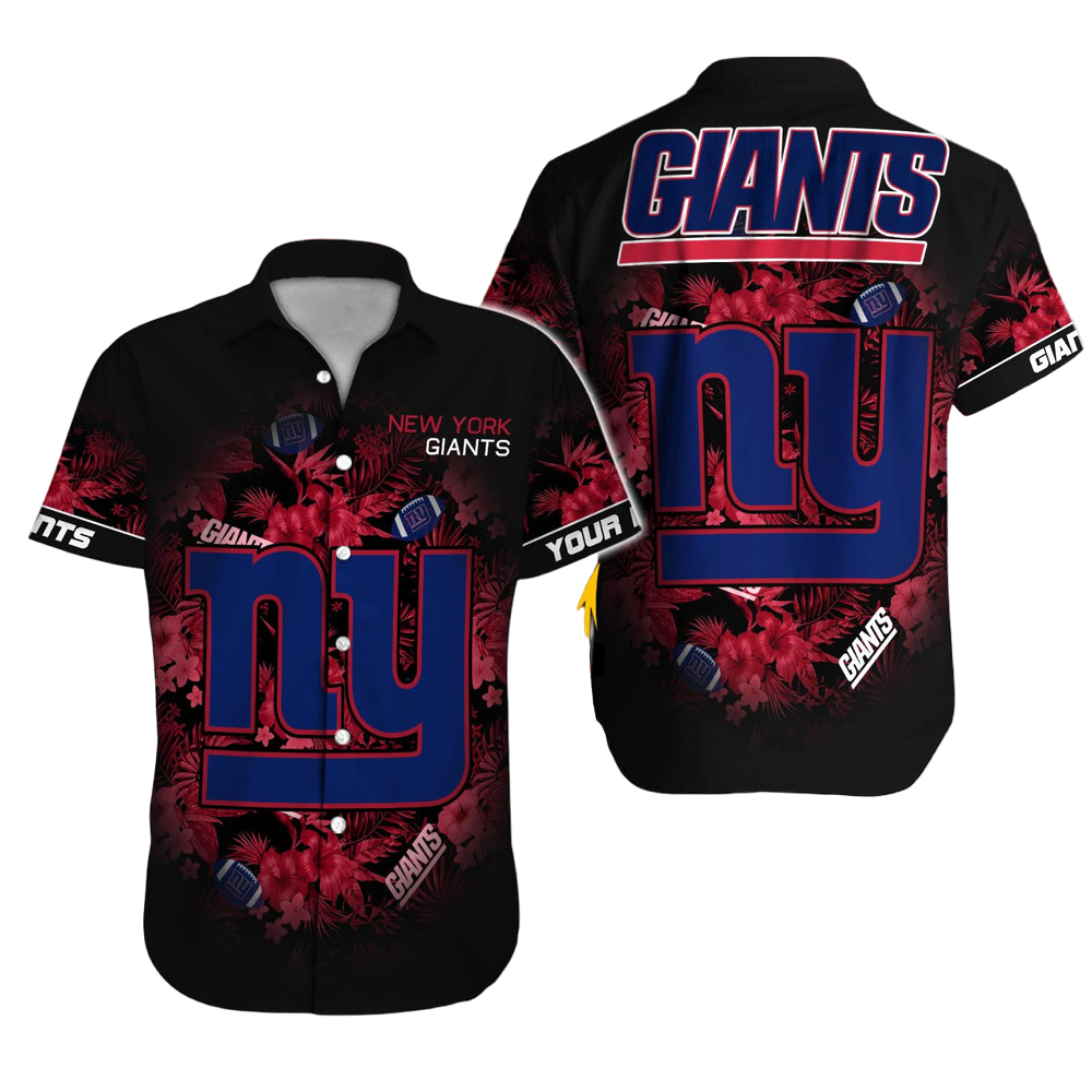 New York Giants Hawaiian Shirt NFL Football Custom Hawaiian Shirt for Men Women Gift For Fans