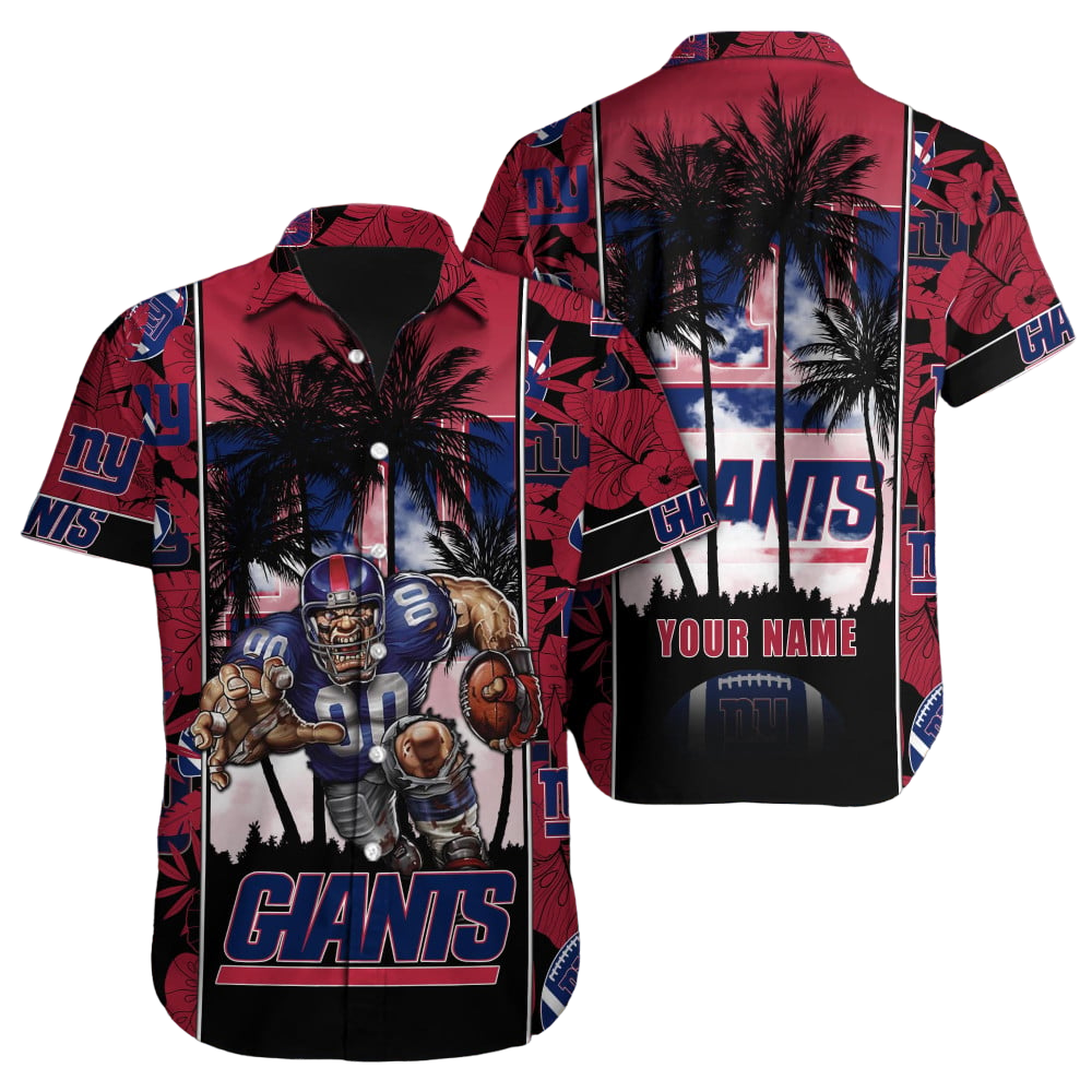 New York Giants Hawaiian Shirt NFL Football Custom Hawaiian Shirt for Men Women Gift For Fans