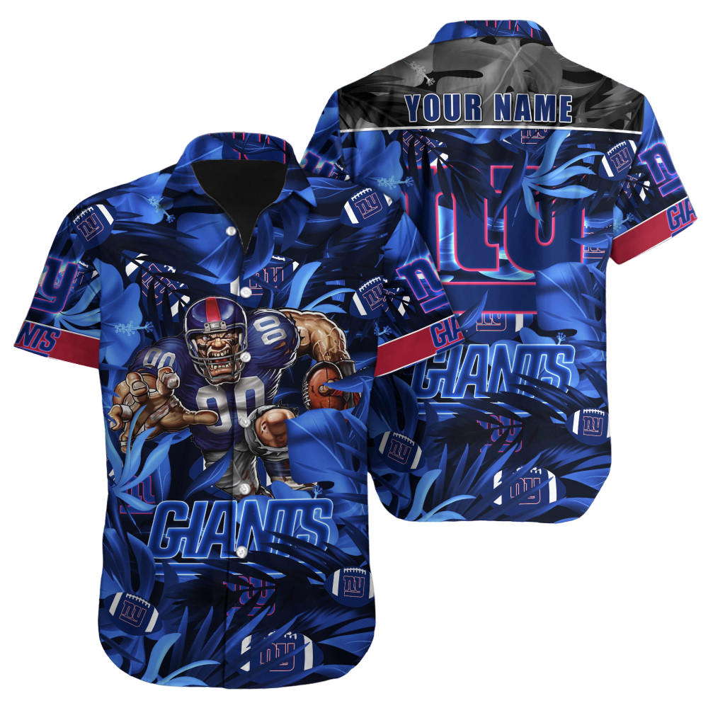 New York Giants Hawaiian Shirt NFL Football Custom Hawaiian Shirt for Men Women Gift For Fans