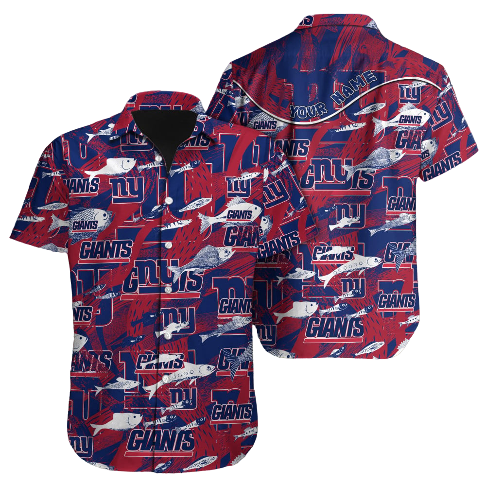 New York Giants Hawaiian Shirt NFL Football Custom Hawaiian Shirt for Men Women Gift For Fans