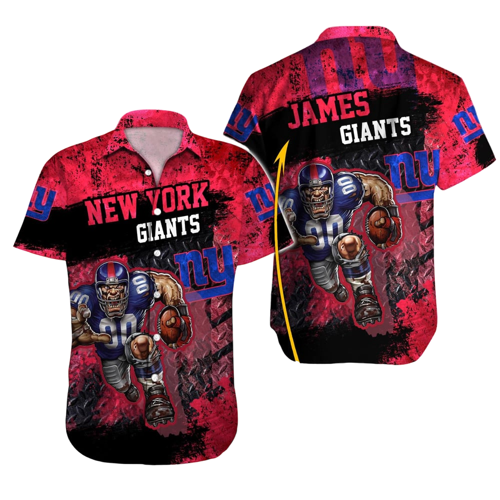 New York Giants Hawaiian Shirt NFL Football Custom Hawaiian Shirt for Men Women Gift For Fans