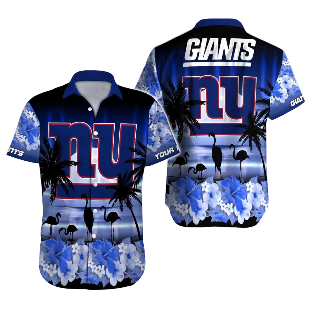 New York Giants Hawaiian Shirt NFL Football Custom Hawaiian Shirt for Men Women Gift For Fans