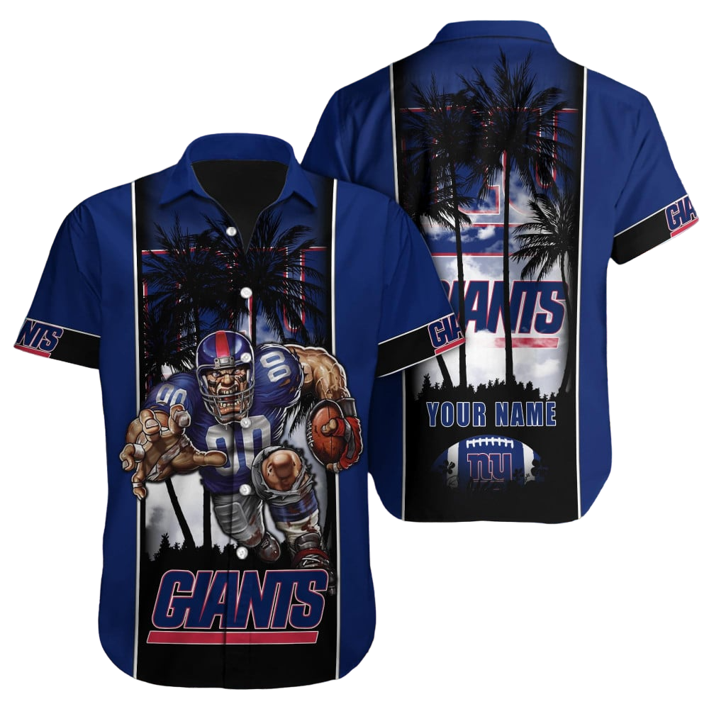 New York Giants Hawaiian Shirt NFL Football Custom Hawaiian Shirt for Men Women Gift For Fans