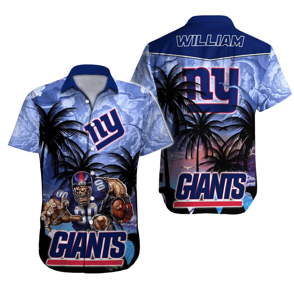 New York Giants Hawaiian Shirt NFL Football Custom Hawaiian Shirt for Men Women Gift For Fans