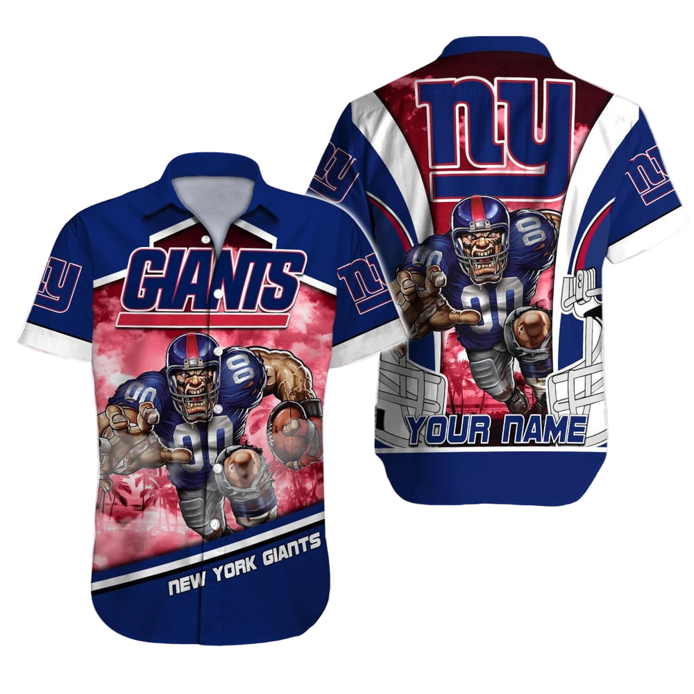 New York Giants Hawaiian Shirt NFL Football Custom Hawaiian Shirt for Men Women Gift For Fans