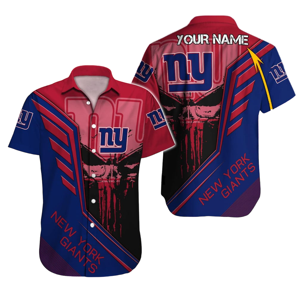 New York Giants Hawaiian Shirt NFL Football Custom Hawaiian Shirt for Men Women Gift For Fans