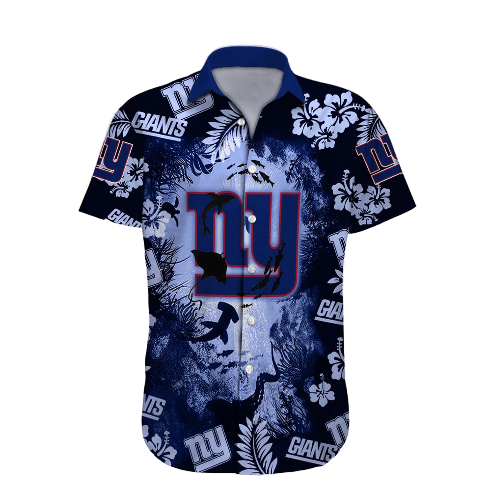 New York Giants Hawaiian Shirt NFL Football Custom Hawaiian Shirt for Men Women Gift For Fans