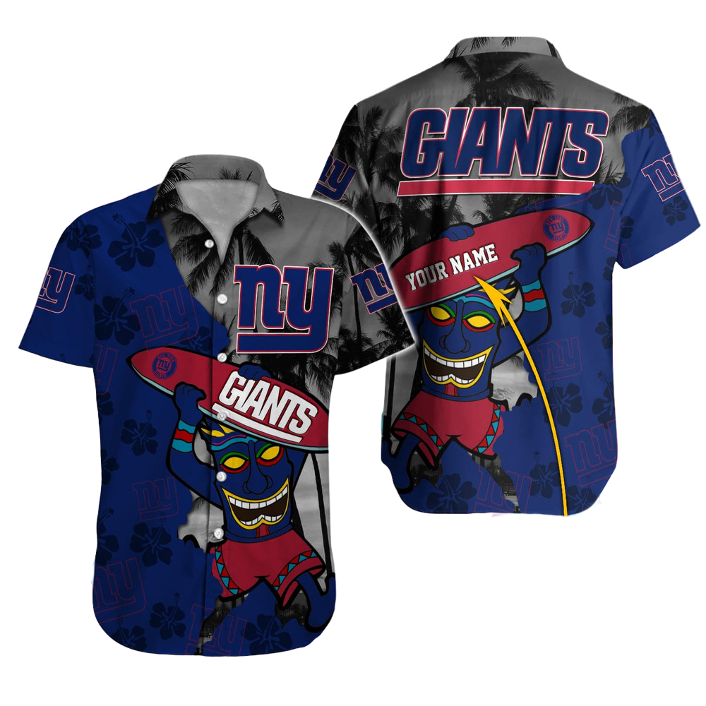 New York Giants Hawaiian Shirt NFL Football Custom Hawaiian Shirt for Men Women Gift For Fans