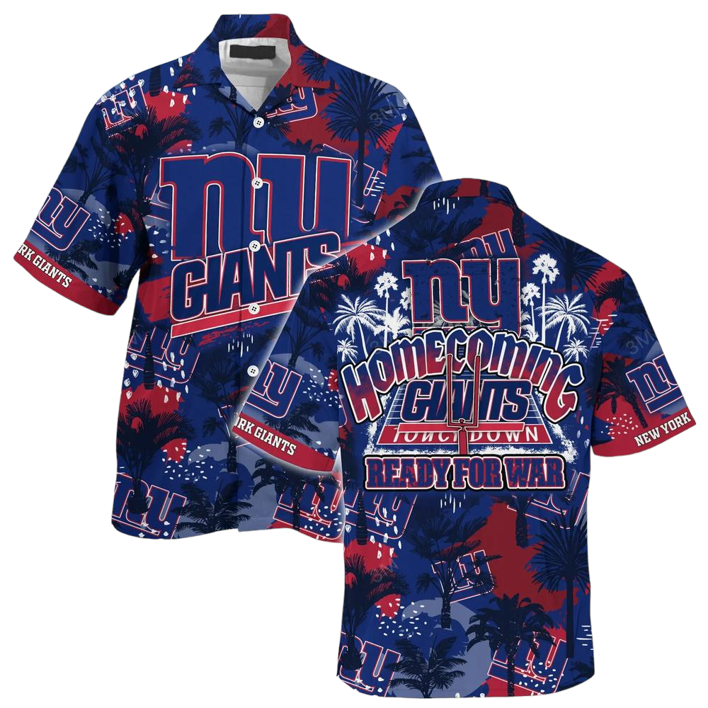 New York Giants NFL Beach Shirt For Sports Fans This Summer Hawaiian Shirt
