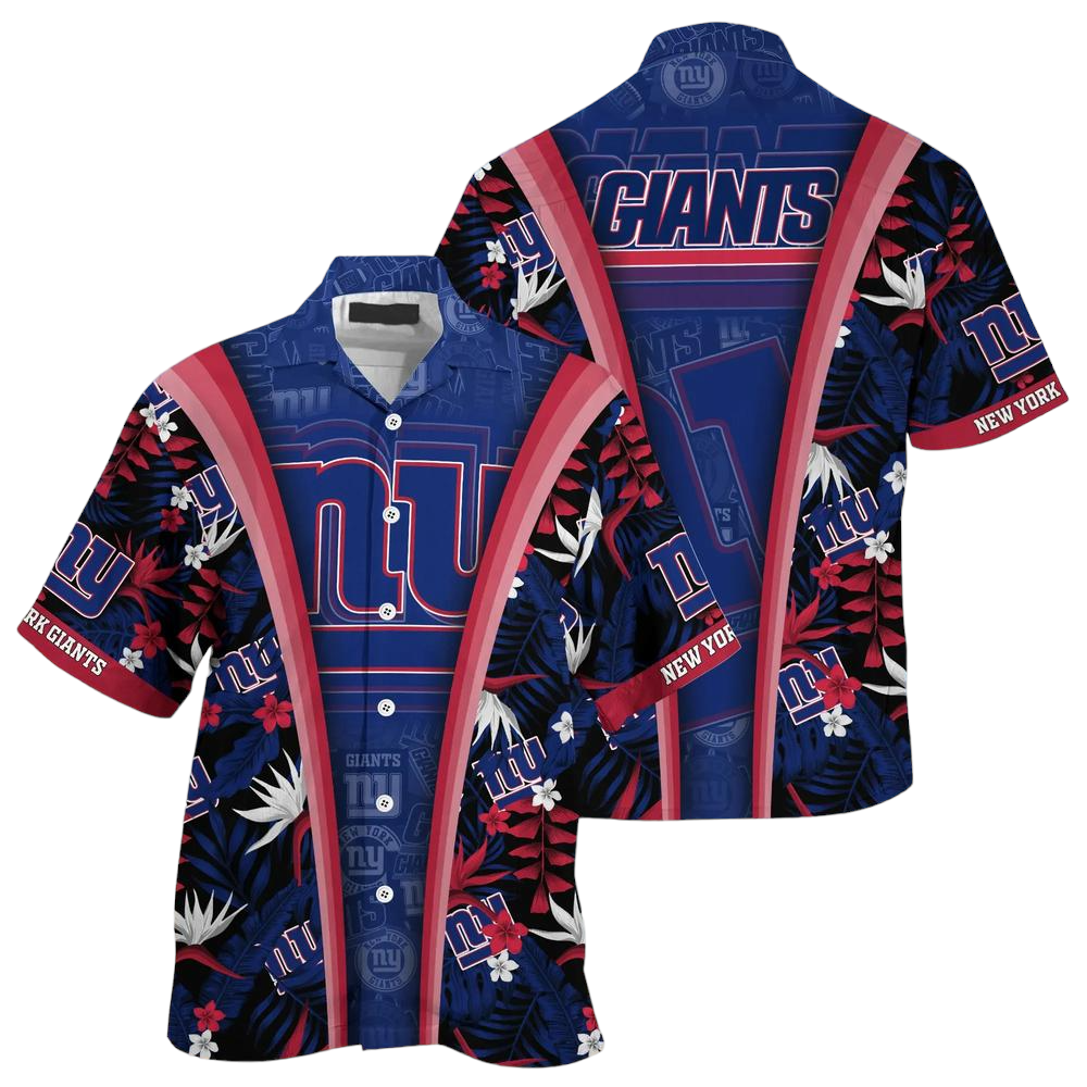 New York Giants NFL Beach Summer Hawaiian Shirt Gifts For Sports Football Fans