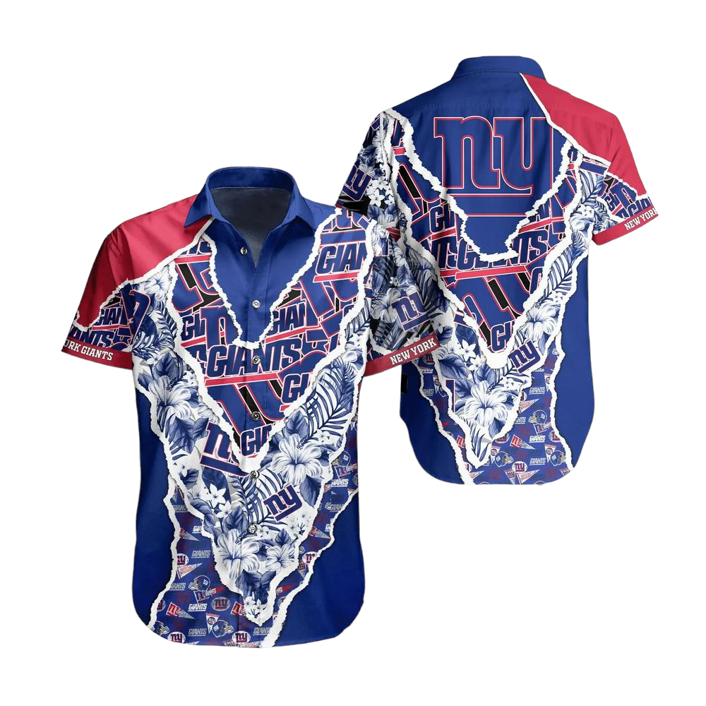 New York Giants NFL Hawaii Shirt Graphic Floral Pattern This Summer Meaningful Gifts For Fans