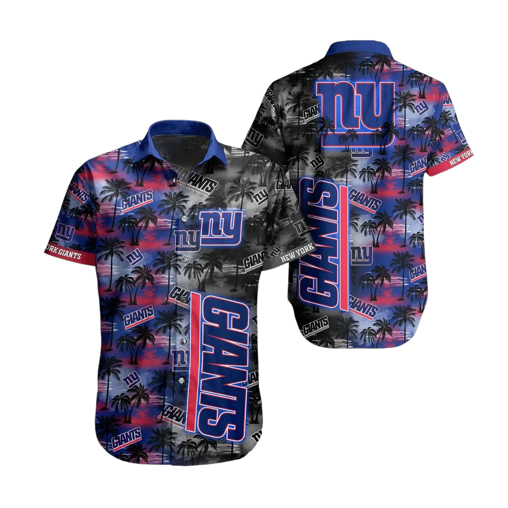 New York Giants NFL Hawaiian Shirt And Shirt Tropical Pattern Summer For Football NFL Fans