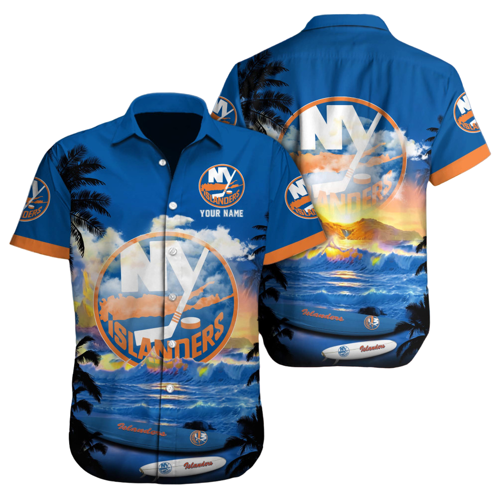 New York Islanders NHL Custom Hawaii Shirt  for Men Women Gift for Fans