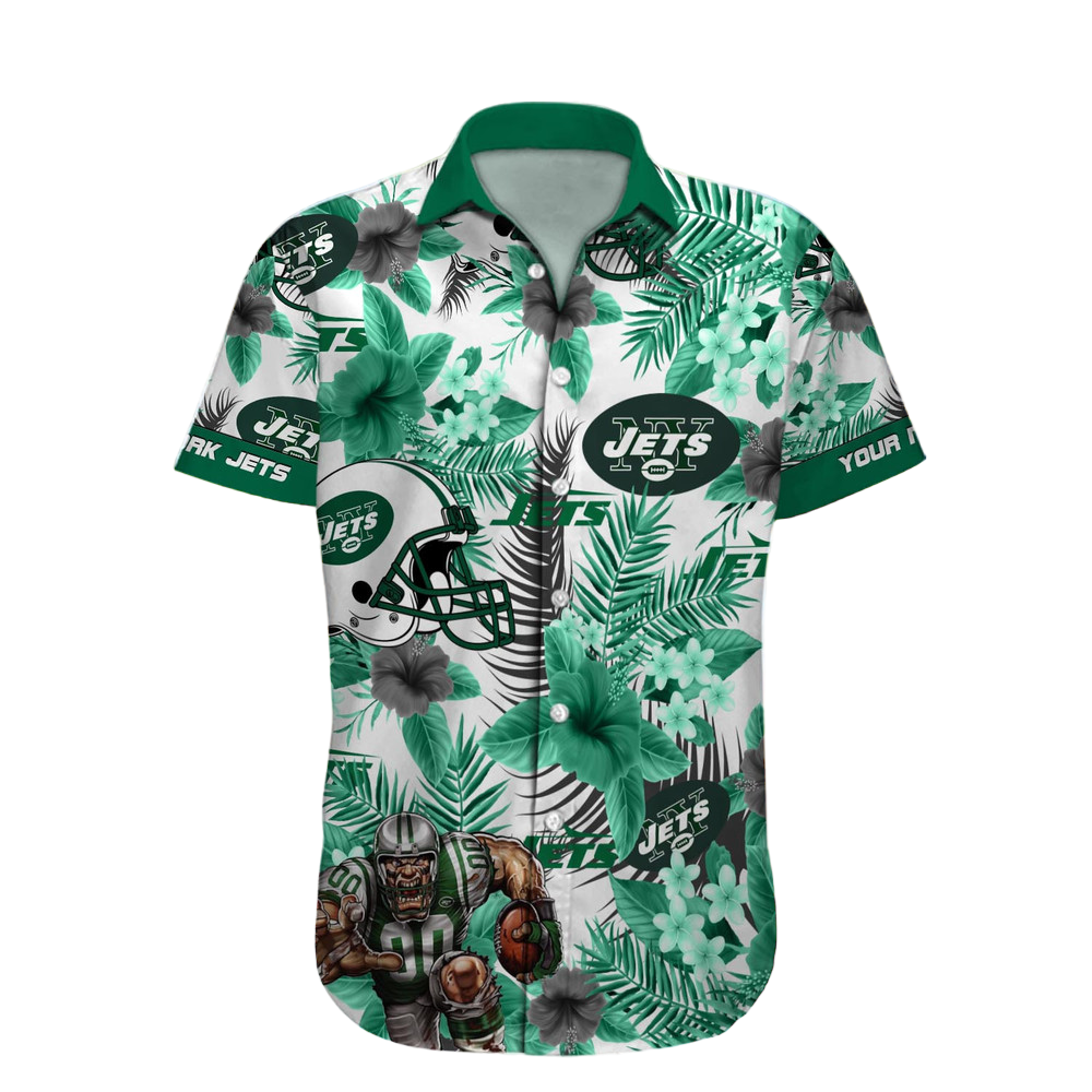 New York Jets Hawaiian Shirt NFL Football Custom Hawaiian Shirt for Men Women Gift For Fans